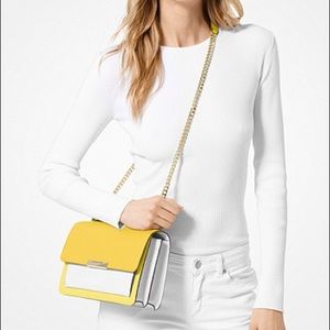 ❌SOLD❌MK Jade Tri-color Large Leather Crossbody